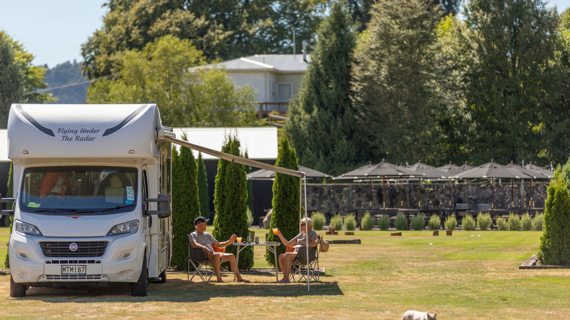 Campervans set up at bradleys garden, taumarunui - visit ruapehu.jpg